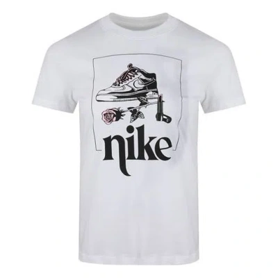 Nike (wmns)  Sportswear Printing Short Sleeve 'white Black'