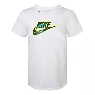 Nike (wmns)  Sportswear Round Neck Casual Short Sleeve White