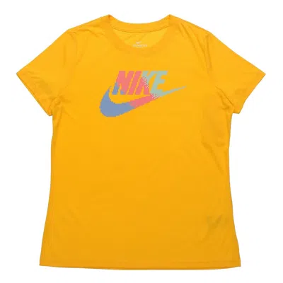 Nike (wmns)  Sportswear Short Sleeve Yellow In White