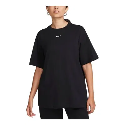 Nike (wmns)  Sportswear Small Swoosh T-shirt Asia Sizing 'black'