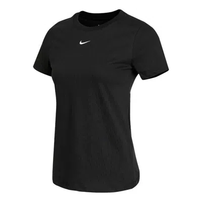 Nike (wmns)  Sportswear Sport Trainingbreathable Fabric Knitting Short Sleeve T-shirt Black