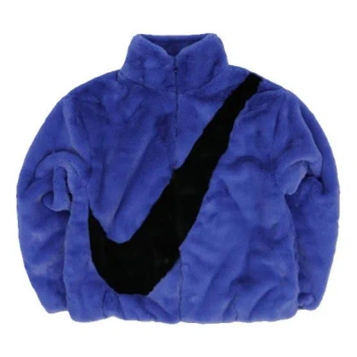 Nike (wmns)  Sportswear Stand Collar Logo Jacket Blue