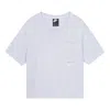 Nike (wmns)  Sportswear Swoosh 3d Logo Loose Breathable Round Neck Short Sleeve Purple In Gray