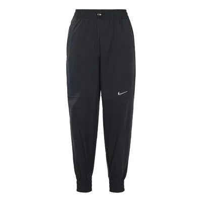 Nike (wmns)  Sportswear Swoosh 3d Logo Woven Sports Pants/trousers/joggers Autumn Black