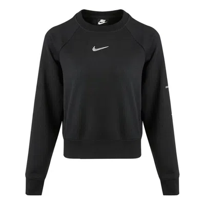 Nike (wmns)  Sportswear Swoosh Casual Sports Round Neck Black Hoodie