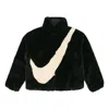 Nike (wmns)  Sportswear Oversized Swoosh Logo Jacket 'black'