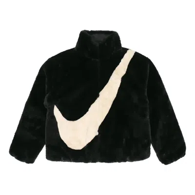 Nike (wmns)  Sportswear Swoosh Large Logo Stay Warm Lamb's Wool Stand Collar Jacket Autumn Asia Editi