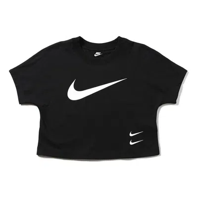 Nike (wmns)  Sportswear Swoosh Logo Casual Short T-shirt 'black'