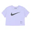 Nike (wmns)  Sportswear Swoosh Logo Short Sleeve 'purple'