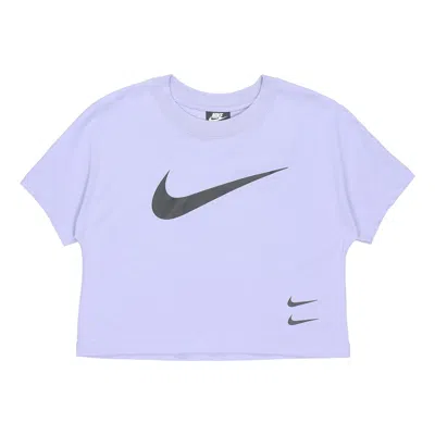Nike (wmns)  Sportswear Swoosh Logo Short Sleeve 'purple'