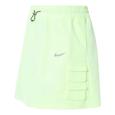 Nike (wmns)  Sportswear Swoosh Logo Woven Casual Sports Yellow Green