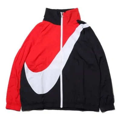 NIKE (WMNS) NIKE SPORTSWEAR SWOOSH WOVEN SPORTS JACKET RED