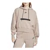 Nike (wmns)  Sportswear Tech Fleece Pullover Hoodie 'light Brown' In Neutral