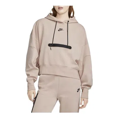 Nike (wmns)  Sportswear Tech Fleece Pullover Hoodie 'light Brown' In Neutral