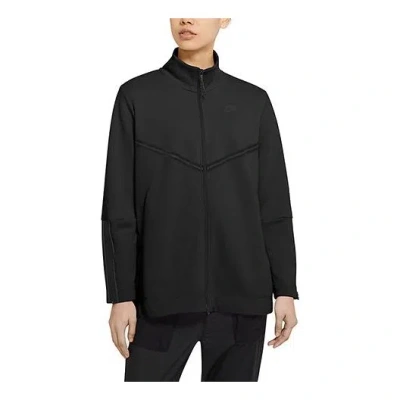 Nike (wmns)  Sportswear Tech Fleece Stand Collar Casual Cozy Black Jacket