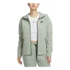 Nike Women's  Sportswear Tech Fleece Windrunner Full-zip Hoodie In Green