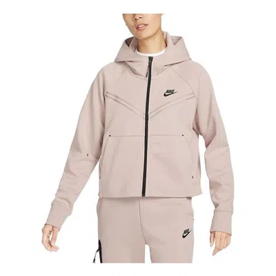 Nike (wmns)  Sportswear Tech Fleece Windrunner Jacket 'light Grey Brown' In Neutral