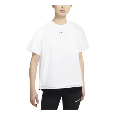 Nike (wmns)  Sportswear Tech Pack Logo Printing Round-neck Tee White