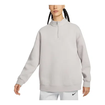 Nike (wmns)  Sportswear Top 'light Iron Ore' In Gray