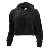 Nike (wmns)  Sportswear Velour Cropped Pullover Hoodie 'black'