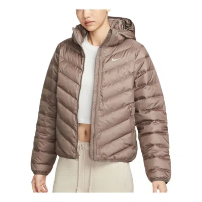 Nike (wmns)  Sportswear Windpuffer Therma-fit Hooded Puffer 'mink Brown'