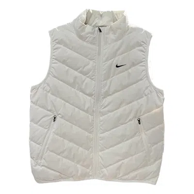 Nike (wmns)  Sportswear Windpuffer Therma-fit Down Vest 'white' In Neutral