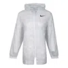 Nike (wmns)  Sportswear Woven Jacket Coat White In Gray