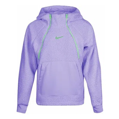 Nike (wmns)  Sportswear Zipper Sports Hooded Pullover Jacket Purple
