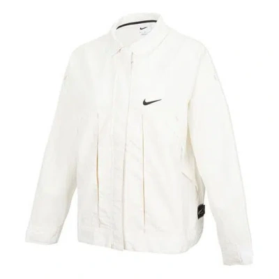 Nike (wmns)  Ss22 Sportswear Woven Jacket 'phantom White Grey'