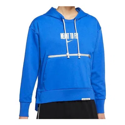 Nike (wmns)  Standard Issue Hoodie 'navy' In Blue