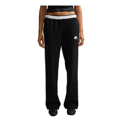 Nike (wmns)  Studio Fleece Medium Weight  Run Club Track Pants 'total Black Sail'