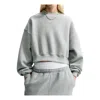 Nike Phoenix Fleece Oversized Sweatshirt In Gray