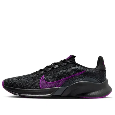 Nike (wmns)  Superrep Go 3 Flyknit Next Nature 'anthracit Vivid Purple' In Multi