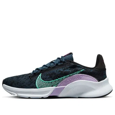 Nike (wmns)  Superrep Go 3 Flyknit Next Nature 'armoury Navy Green Glow'