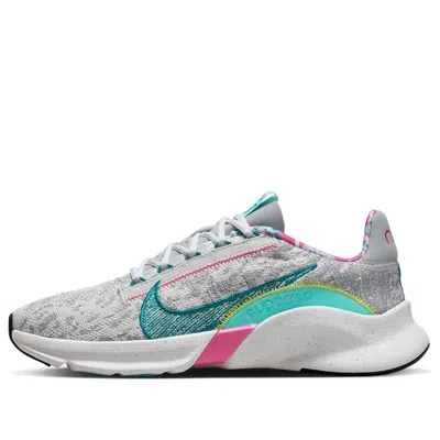 Nike (wmns)  Superrep Go 3 Flyknit Next Nature 'photon Dust Dynamic Turquoise'