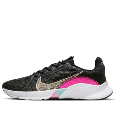 Nike (wmns)  Superrep Go 3 Flyknit Next Nature Premium 'black Fireberry Gold'