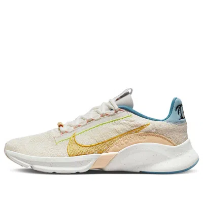 Nike (wmns)  Superrep Go 3 Flyknit Next Nature 'sun Club - White Sanded Gold' In Multi