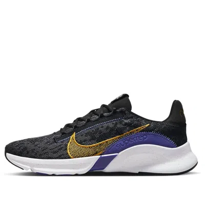 Nike (wmns)  Superrep Go 3 Next Nature Flyknit 'black Yellow Ochre' In Multi