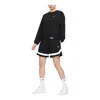 Nike (wmns)  Swoosh Fly Fleece Basketball Shorts Asia Sizing 'black White'