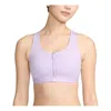 Nike (wmns)  Swoosh Front Zip Medium Support Padded Sports Bra 'violet Mist' In Purple