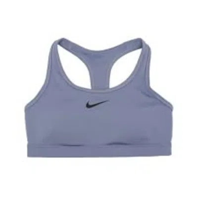 Nike (wmns)  Swoosh Medium Support Padded Sports Bra 'purple' In Gray