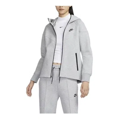 Nike (wmns)  Tech Fleece Full Zip Hoodie 'grey' In Gray