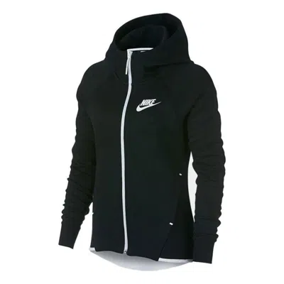 Nike (wmns)  Tech Fleece Hoodie Fz In Black