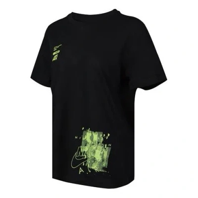 Nike (wmns)  Tee Boy Lux Luxury Pack T Black-green