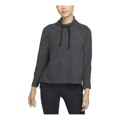 Nike (wmns)  Therma-fit Cowl Solid Color Casual Sports Long Sleeves Black Hoodie