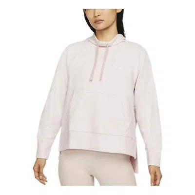 Nike (wmns)  Therma-fit Cowl Solid Color Casual Sports Long Sleeves Pink Hoodie 'oxford Pink White'