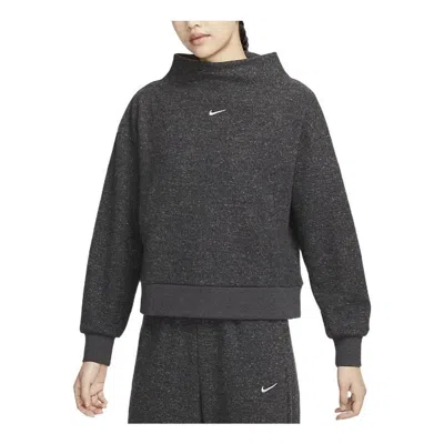 Nike (wmns)  Therma Fit Mock Neck Training Top 'grey' In Gray