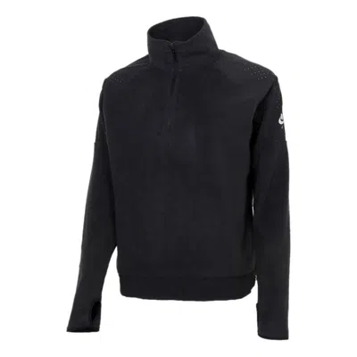 Nike (wmns)  Training Sports Cardigan Fleece Lined Stand Collar Black Hoodie