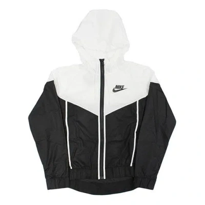 Nike (wmns)  Wind Runner Hat Zip Jacket White/black
