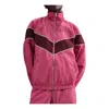 Nike (wmns)  Windrunner Loose Uv Woven Full-zip Jacket 'sweet Beat Sail Burgundy Crush' In Pink